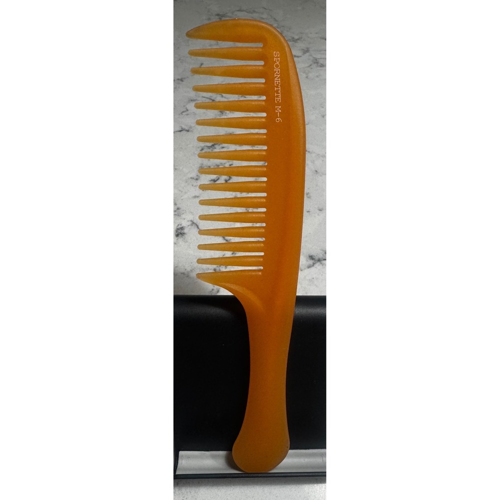 Spornette M-6 Professional Shampoo & Detangling Comb NEW
